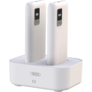 XO PR151 2 x POWERBANK 10000mAh, ΜΕ ΟΘΟΝΗ ΚΑΙ ΒΑΣΗ ΦΟΡΤΙΣΗΣ