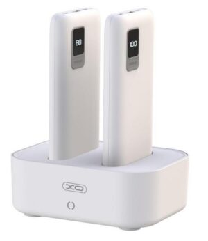 XO PR151 2 x POWERBANK 10000mAh, ΜΕ ΟΘΟΝΗ ΚΑΙ ΒΑΣΗ ΦΟΡΤΙΣΗΣ