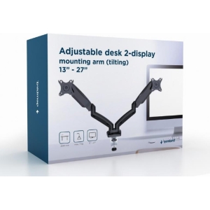 GEMBIRD MA-DA2-01 ΒΑΣΗ ΓΡΑΦΕΙΟΥ ΓΙΑ 2 ΟΘΟΝΕΣ