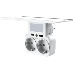 XO WL09 ΠΟΛΥΜΠΡΙΖΟ ΣΟΥΚΟ ΜΕ 2 ΘΕΣΕΙΣ ΚΑΙ 2 ΘΥΡΕΣ USB KAI ΝΥΧΤΕΡΙΝΟ ΦΩΣ