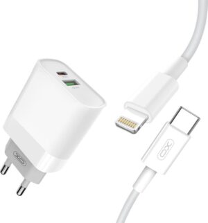XO ΦΟΡΤΙΣΤΗΣ ΤΑΧΕΙΑΣ ΦΟΡΤΙΣΗΣ L64 20W QC3.0+PD + PD ΚΑΛΩΔΙΟ LIGHTING