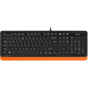 A4TECH ΠΛΗΚΤΡΟΛΟΓΙΟ FK10 ΜΑΥΡΟ/ΠΟΡΤΟΚΑΛΙ