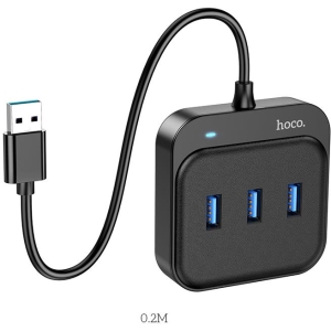 HOCO HB31 USB 3,0 HUB, 4 ΘΥΡΕΣ (L=0.2M)