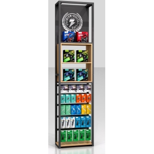 HOCO A2 ΜΕΤΑΛΛΙΚΟ ΣΤΑΝΤ ΜΕ ΡΑΦΙΑ L600*D300*H2400mm v.3