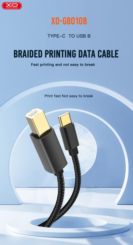 XO GB010B ΚΑΛΩΔΙΟ TYPE-C ΣΕ USB B - Image 3