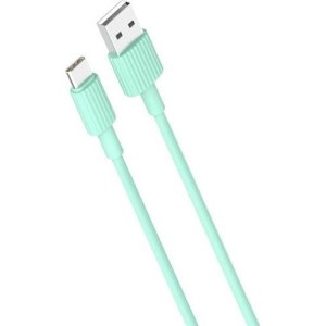 XO NB156 ΚΑΛΩΔΙΟ ΦΟΡΤΙΣΗΣ LIGHTNING, ΠΡΑΣΙΝΟ, 1m