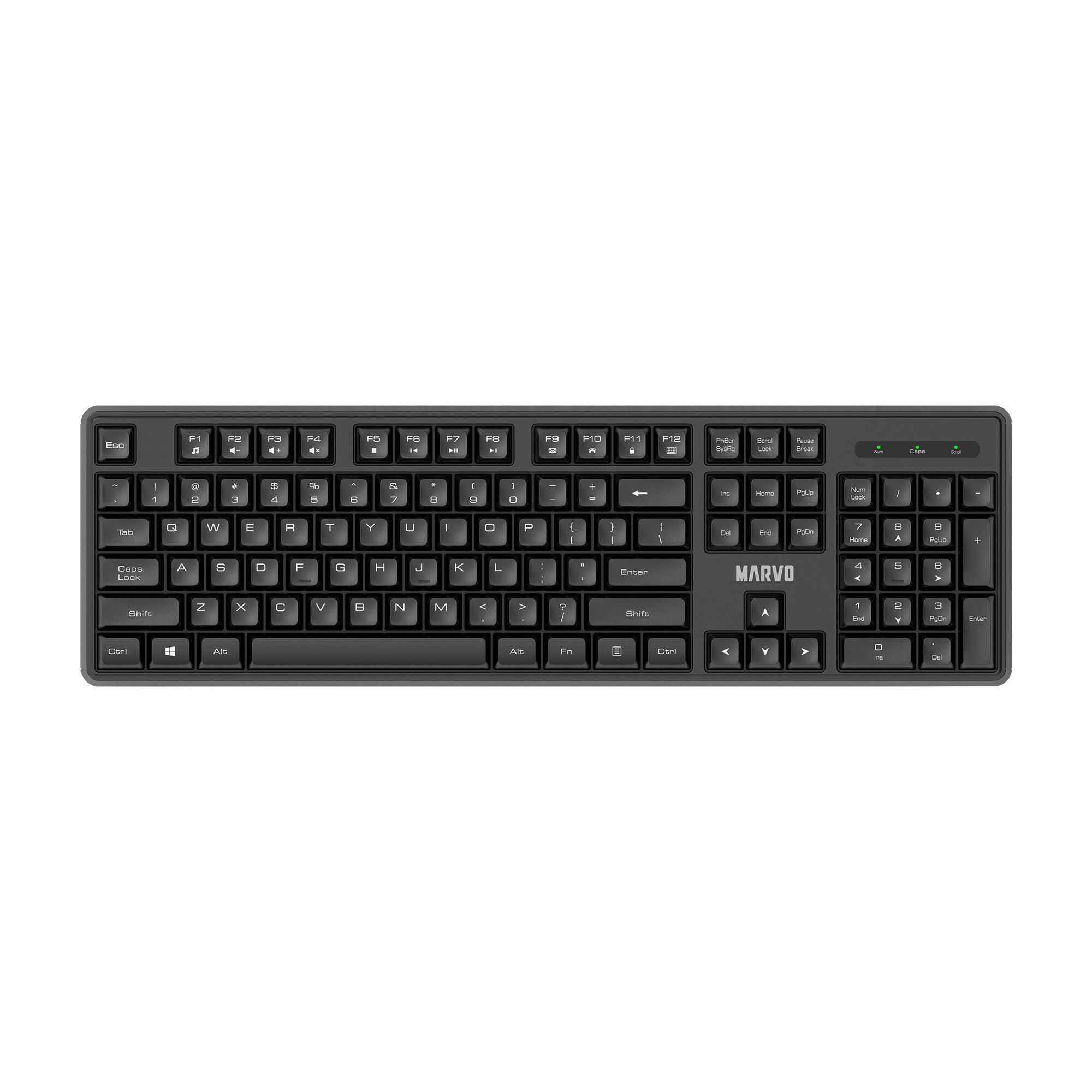MARVO OFFICE WS005 ΑΣΥΡΜΑΤΟ ΣΕΤ ΠΛΗΚΤΡΟΛΟΓΙΟ/ΠΟΝΤΙΚΙ, GR - Image 2
