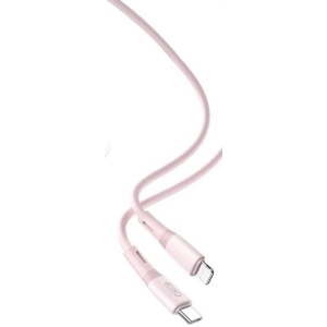 XO NB-Q226A ΚΑΛΩΔΙΟ ΦΟΡΤΙΣΗΣ SILICONE TYPE-C ΣΕ LIGHTNING, 27W, ΡΟΖ