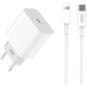 XO L77 ΦΟΡΤΙΣΤΗΣ, 20W, 1 ΘΥΡΑ PD ΜΕ ΚΑΛΩΔΙΟ PD ΣΕ LIGHTNING