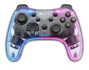 XTRIKE GP-52 GAMING PAD ΔΙΑΦΑΝΟ ΜΕ LED, PS4, SWITCH, IOS, ANDROID, PC