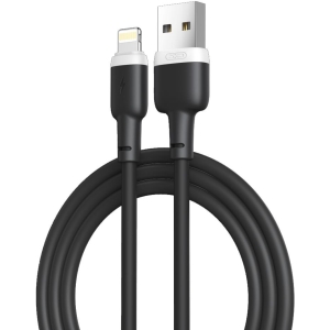 XO NB208 LIQUID ΚΑΛΩΔΙΟ ΦΟΡΤΙΣΗΣ ΣΙΛΙΚΟΝΗΣ LIGHTNING, ΜΑΥΡΟ