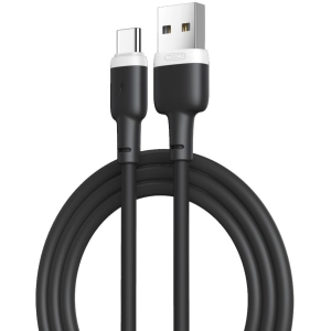 XO NB208 LIQUID ΚΑΛΩΔΙΟ ΦΟΡΤΙΣΗΣ ΣΙΛΙΚΟΝΗΣ TYPE-C, ΜΑΥΡΟ