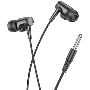 HOCO M112 ΑΚΟΥΣΤΙΚΑ HANDSFREE STORY 3,5mm, ΜΑΥΡΟ