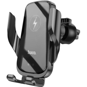 HOCO CA202 ΑΣΥΡΜΑΤΗ ΒΑΣΗ ΣΤΗΡΙΞΗΣ ENLIGHTENER INFRARED INDUCTION ΑΕΡΑΓΩΓΟΥ, ΜΑΥΡΟ