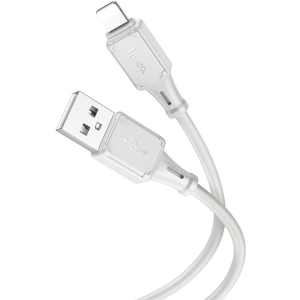 HOCO SET X101 ASSISTANT SILICONE ΚΑΛΩΔΙΟ ΦΟΡΤΙΣΗΣ LIGHTNING, ΓΚΡΙ, 1τεμ