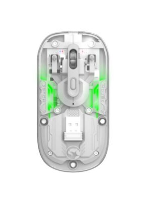 MARVO M808W ΔΙΑΦΑΝΟ ΑΣΥΡΜΑΤΟ 2.4G+ ΠΟΝΤΙΚΙ, RGB, ΑΘΟΡΥΒΟΙ ΔΙΑΚΟΠΤΕΣ