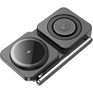 HOCO CQ10 CONSUELO 3 ΣΕ 1 ΑΣΥΡΜΑΤΟΣ ΑΝΑΔΙΠΛΟΥΜΕΝΟΣ ΦΟΡΤΙΣΤΗΣ , ΜΑΥΡΟΣ