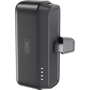 XO PR244 POWERBANK 20W , 5000mAh , ΜΑΥΡΟ