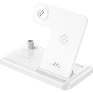 XO WX033 ΑΣΥΡΜΑΤΟΣ ΦΟΡΤΙΣΤΗΣ 4 ΣΕ 1, 15W, ΛΕΥΚΟΣ