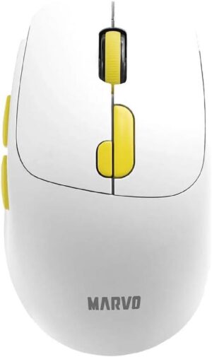 MARVO M809W ΑΣΥΡΜΑΤΟ ΠΟΝΤΙΚΙ, 1600DPI, ΛΕΥΚΟ