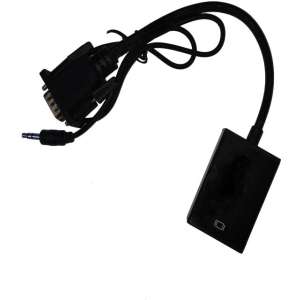 NG ΜΕΤΑΤΡΟΠΕΑΣ VGA MALE ΣΕ HDMI FEMALE ΜΕ AUDIO ADAPTER + USB POWER