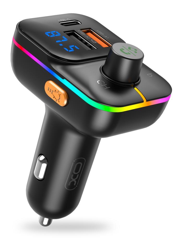 XO BCC09 FM TRANSMITER PD 25W ΜΕ RGB LIGHT