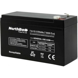 NORTHBATT BATTERY 12V 7AH (6.3 FASTON)