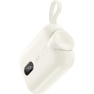 XO PR260 POWERBANK 20W, ME ΑΣΥΡΜΑΤΗ ΦΟΡΤΙΣΗ IWATCH, 10000MAH, ΟΘΟΝΗ, ΛΕΥΚΟ