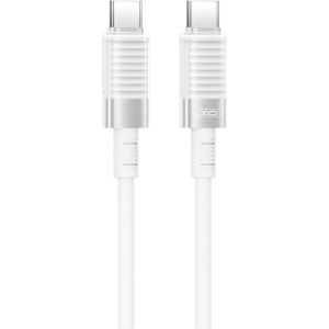 XO NB-Q282B ΚΑΛΩΔΙΟ ΣΙΛΙΚΟΝΗΣ TYPE-C ΣΕ TYPE-C 60W, ΛΕΥΚΟ