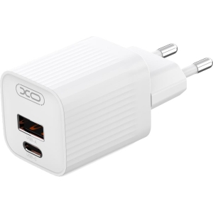 XO L149 ΦΟΡΤΙΣΤΗΣ PD30W 1 ΘΥΡΑ USB-A, 1 ΘΥΡΑ TYPE-C, ΛΕΥΚΟΣ