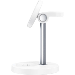 XO CX038 DESKTOP HOLDER 15W ΑΣΥΡΜΑΤΟΣ ΦΟΡΤΙΣΤΗΣ 3-IN-1, ΛΕΥΚΟΣ