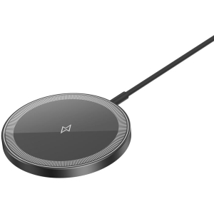 XO CX037 IPHONE MAGNETIC METAL ΑΣΥΡΜΑΤΟΣ ΦΟΡΤΙΣΤΗΣ 15W 3-IN-1, ΜΑΥΡΟΣ