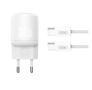 XO L150 ΦΟΡΤΙΣΤΗΣ 30W 1 ΘΥΡΑ TYPE-C, ΜΕ ΚΑΛΩΔΙΟ TYPE-C, ΛΕΥΚΟΣ