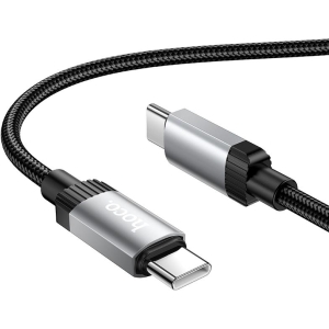 HOCO X117 STAR ΚΑΛΩΔΙΟ ΦΟΡΙΣΗΣ ΚΑΙ ΔΕΔΟΜΕΝΩΝ 60W TYPE-C, 1M, ΜΑΥΡΟ