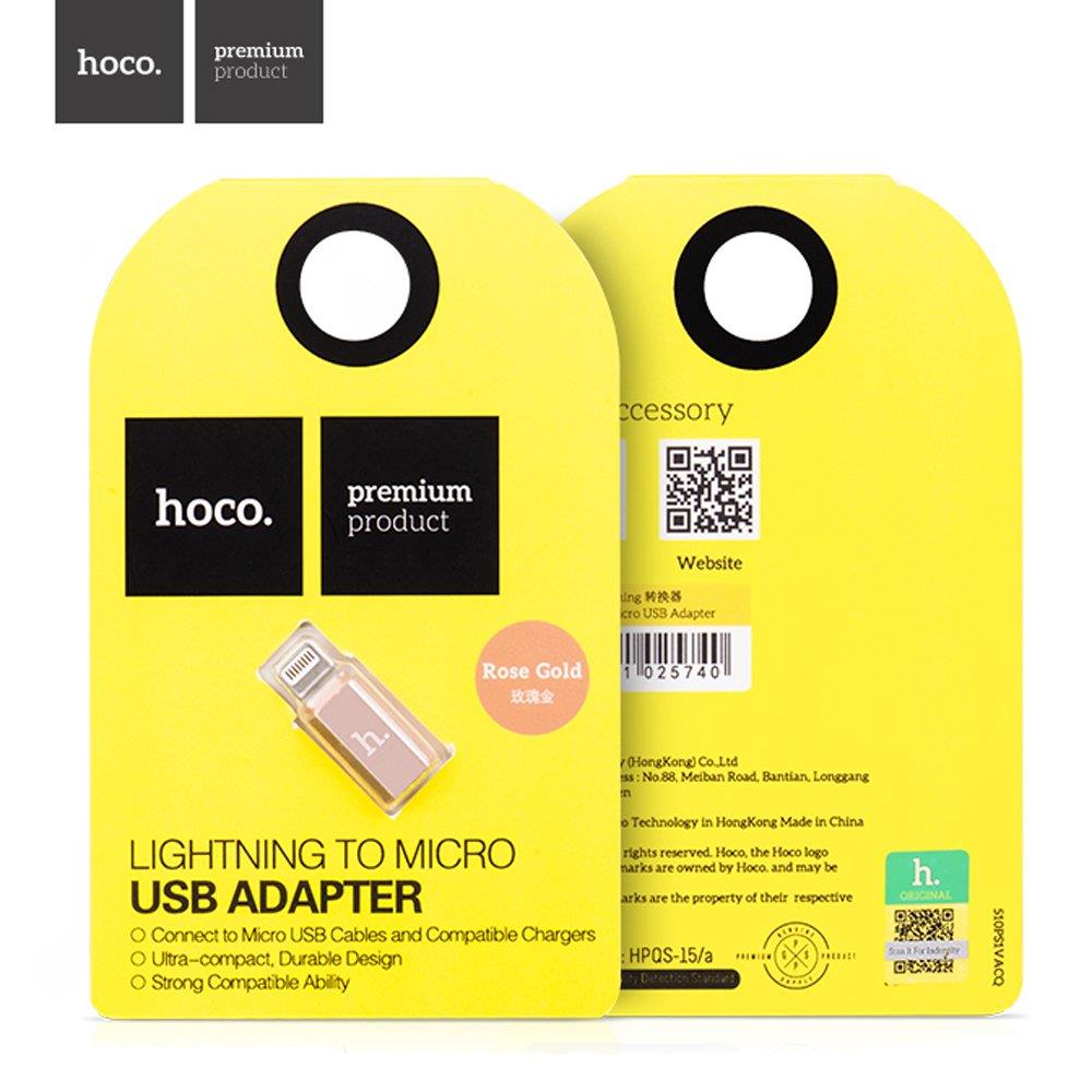 HOCO ΑΝΤΑΠΤΟΡΑΣ LIGHTNING TO MICRO USB ΓΙΑ ΦΟΡΤΙΣΗ & ΜΕΤΑΦΟΡΑ ΔΕΔΟΜΕΝΩΝ - Image 2