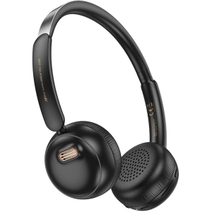 HOCO W62 VERSO RETRO BLUETOOTH HEADPHONES, ΜΑΥΡΟ