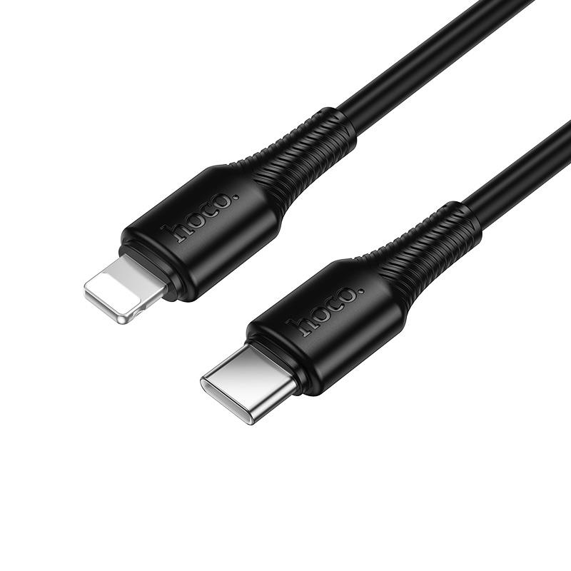HOCO X120 BENEFICIO ΚΑΛΩΔΙΟ LIGHTNING, 1m, 27W, ΜΑΥΡΟ