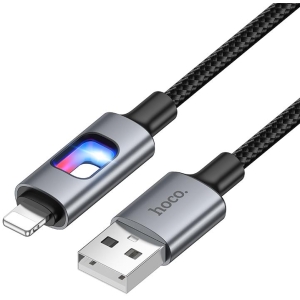 HOCO U144 ΚΑΛΩΔΙΟ ΦΟΡΤΙΣΗΣ LIGHTNING, 1.2M, ΜΑΥΡΟ
