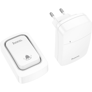 HOCO HI26  ΑΣΥΡΜΑΤΟ ΚΟΥΔΟΥΝΙ ΠΟΡΤΑΣ, ΑΥΤΟΜΑΤΗ ΤΡΟΦΟΔΟΣΙΑ, ΛΕΥΚΟ