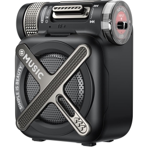 XO F72 MECHA ΦΟΡΗΤΟ ΗΧΕΙΟ BLUETOOTH, ΜΑΥΡΟ