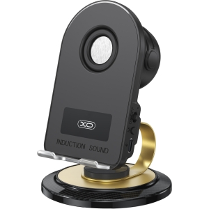 XO F68 INDUCTIVE ΒΑΣΗ ΚΙΝΗΤΟΥ ΜΕ BLUETOOTH ΗΧΕΙΟ, ΜΑΥΡΟ
