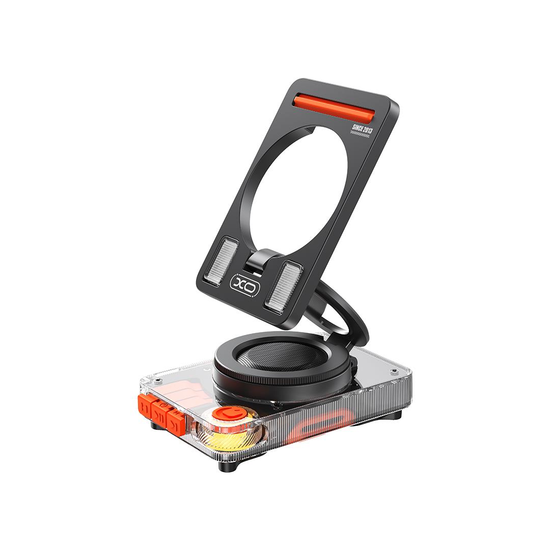 XO F65 VINTAGE ΒΑΣΗ ΚΙΝΗΤΟΥ ΜΕ ΗΧΕΙΟ, ΜΑΥΡΟ