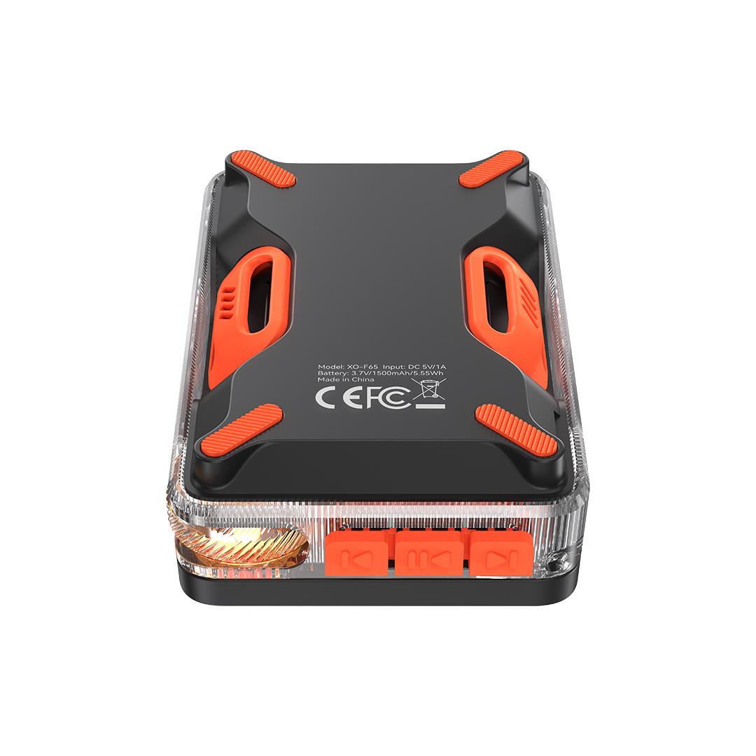 XO F65 VINTAGE ΒΑΣΗ ΚΙΝΗΤΟΥ ΜΕ ΗΧΕΙΟ, ΜΑΥΡΟ - Image 3