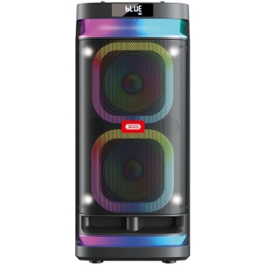 XO F58 SHINE ΦΟΡΗΤΟ ΗΧΕΙΟ BLUETOOTH, RGB, 40W, ΤΗΛΕΧΕΙΡΙΣΤΗΡΙΟ, ΜΙΚΡΟΦΩΝΟ, ΜΑΥΡΟ