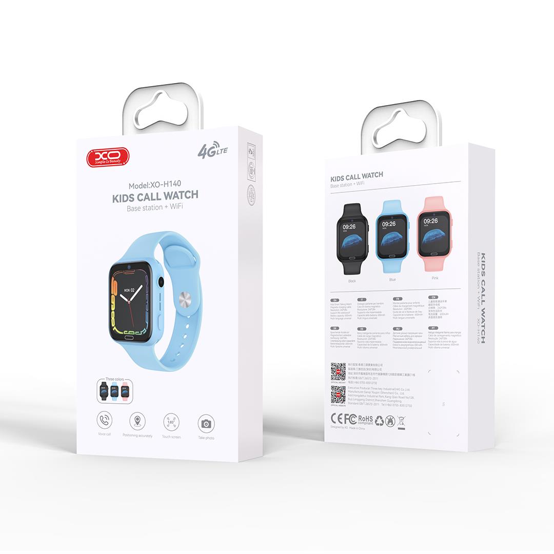XO H140 KIDS SMART WATCH 4G, ΜΠΛΕ - Image 3