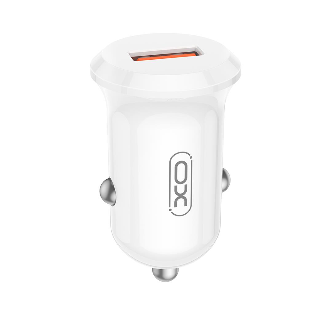 XO CC68 MINI ΦΟΡΤΙΣΤΗΣ ΑΥΤΟΚΙΝΗΤΟΥ, 18W, ΛΕΥΚΟ