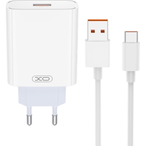 XO L164 ΦΟΡΤΙΣΤΗΣ 120W, ΜΕ ΚΑΛΩΔΙΟ TYPE-C, ΛΕΥΚΟΣ