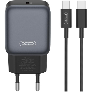 XO L155 ΦΟΡΤΙΣΤΗΣ 30W TYPEC, ΜΕ ΚΑΛΩΔΙΟ TYPE-C, ΜΑΥΡΟΣ