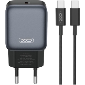 XO L153 ΦΟΡΤΙΣΤΗΣ 20W, ΜΕ ΚΑΛΩΔΙΟ TYPE-C, ΜΑΥΡΟΣ