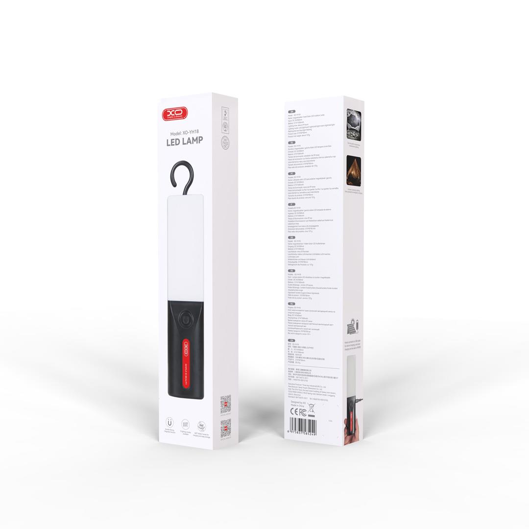 XO YH18 ΜΑΓΝΗΤΙΚΟ ΦΩΣ LED ΕΞΩΤΕΡΙΚΟΥ ΧΩΡΟΥ, 5 ΣΚΑΛΕΣ ΦΩΤΟΣ, ΜΑΥΡΟ - Image 2